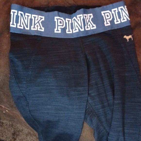 Victoria's Secret PINK Leggings - Blue and White - Picture 10 of 11